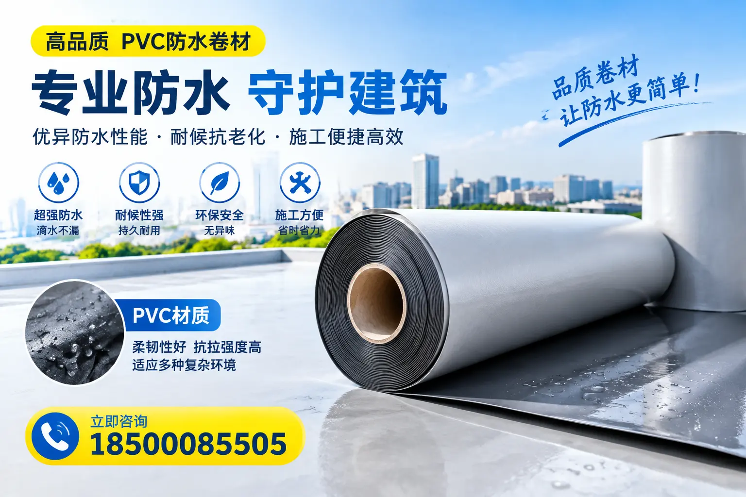 PVC防水卷材的安全性分析，潮州居民需了解的知识